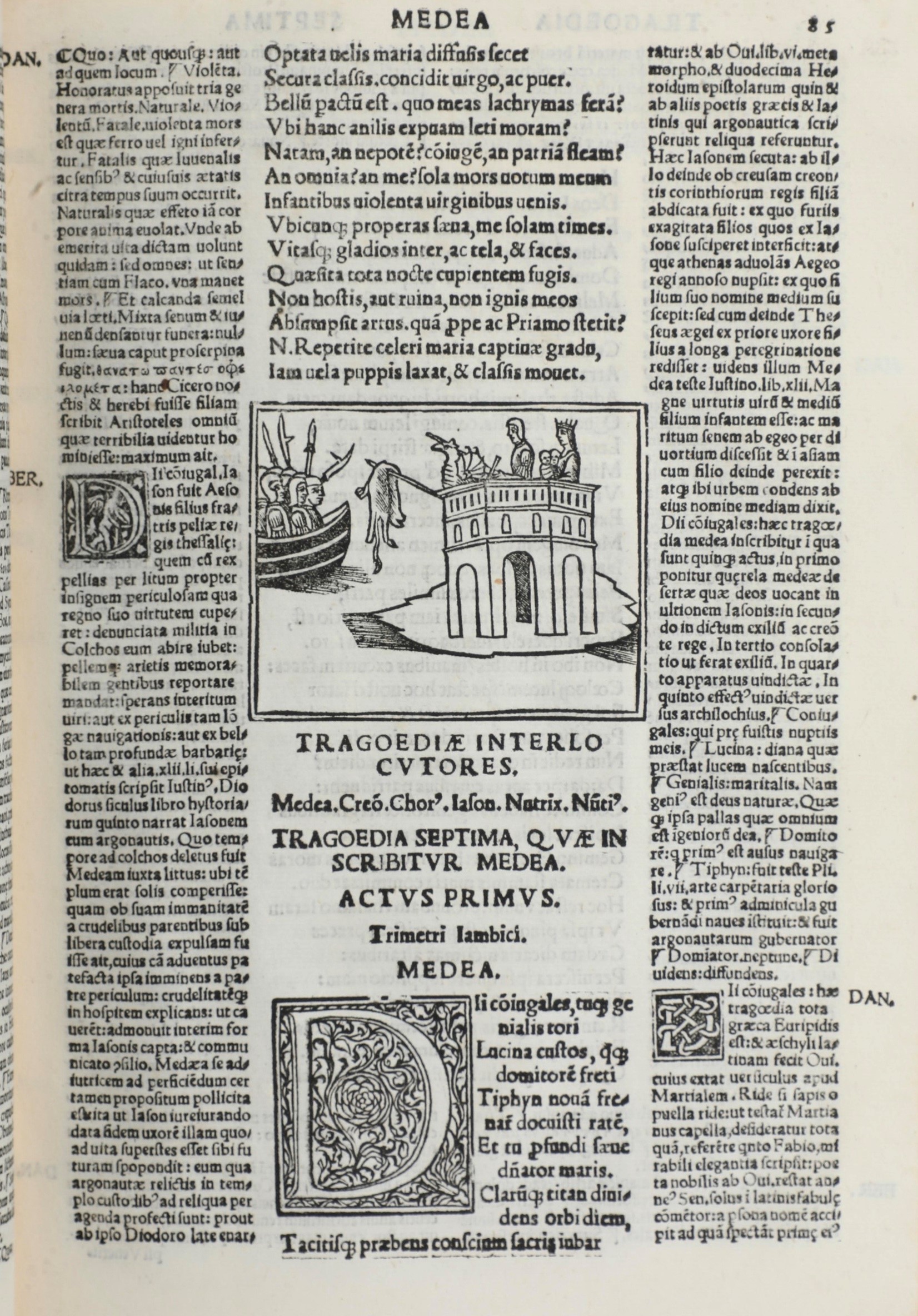 Seneca Lucius Annaeus (4 a.C.-65 D.C.) Tragedievenetiis, per Bernardinum De Vianis De Lexona Verc...