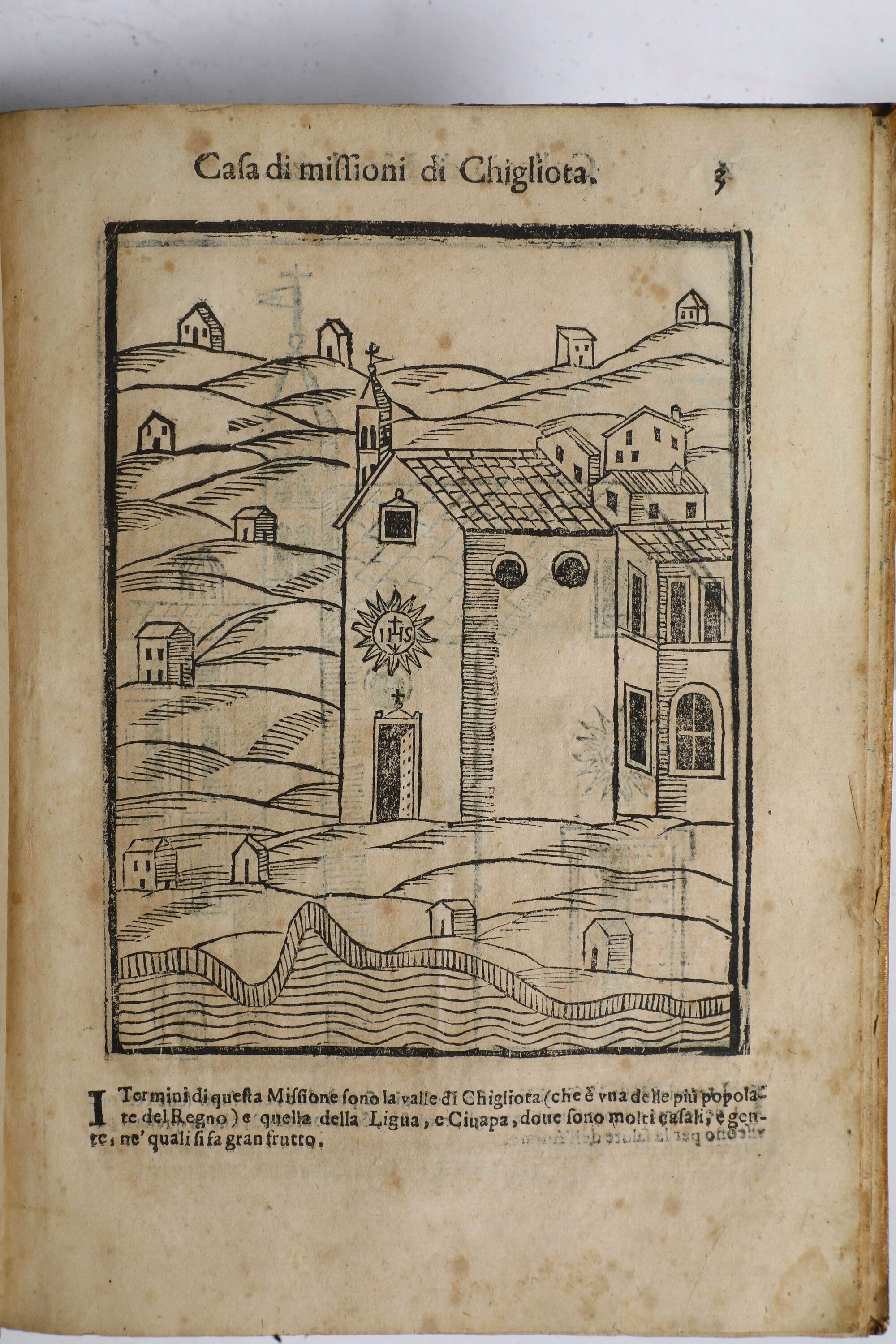 D'ovaglie Alonso (1603-1651) Historica Relatione del Regno del Cile..in Roma, Appresso Francesco ...