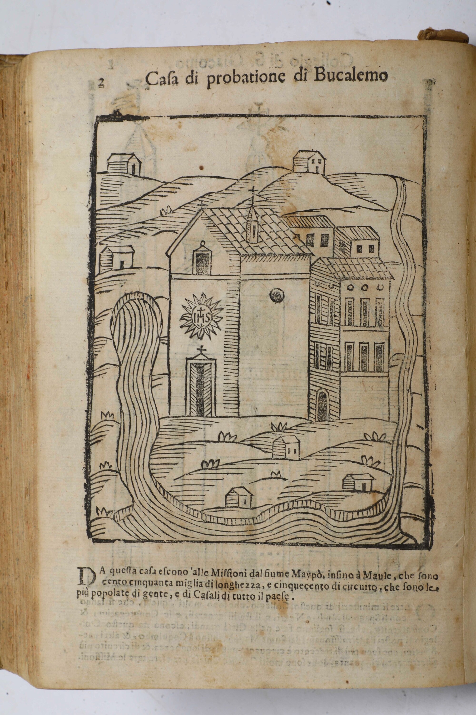 D'ovaglie Alonso (1603-1651) Historica Relatione del Regno del Cile..in Roma, Appresso Francesco ...
