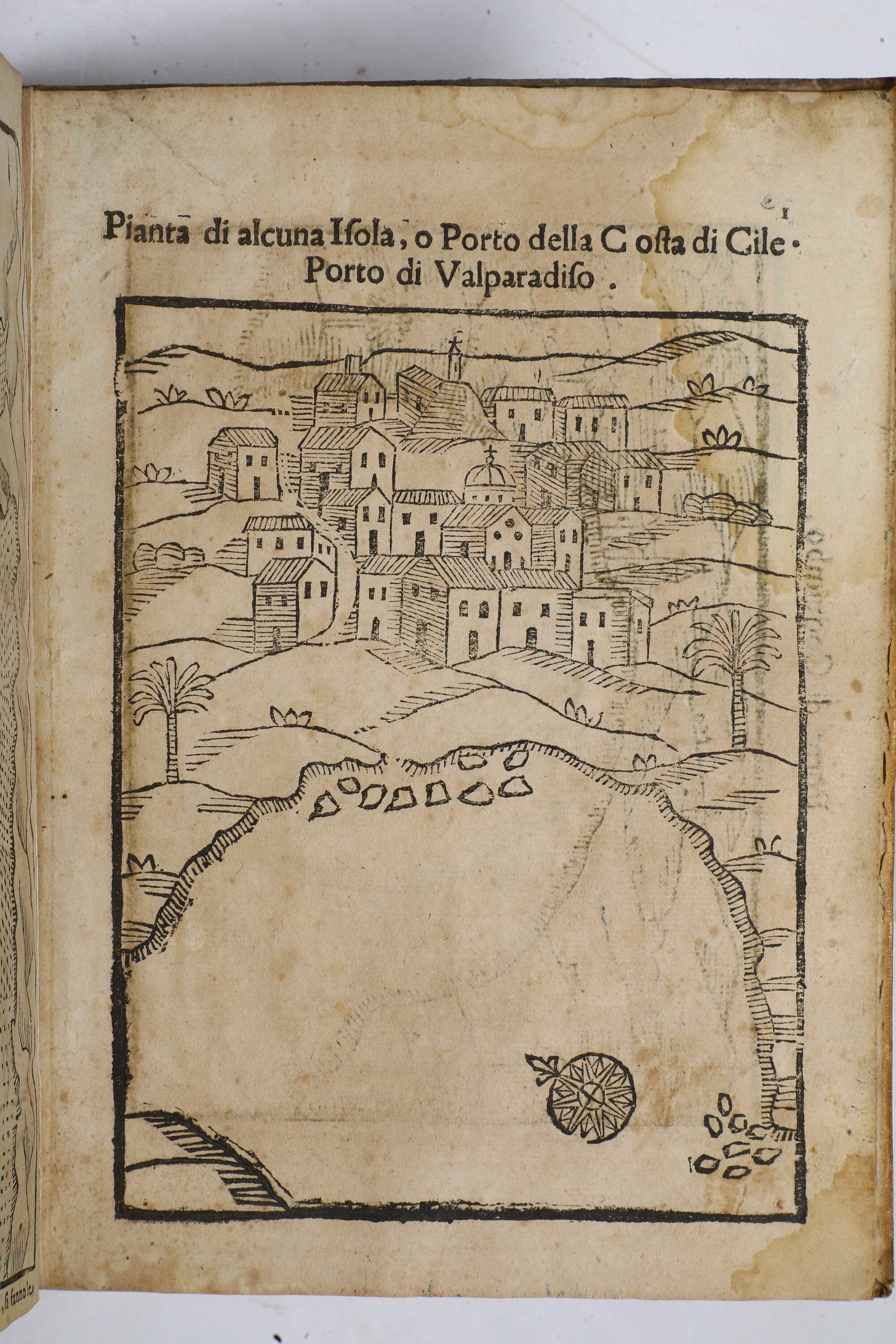 D'ovaglie Alonso (1603-1651) Historica Relatione del Regno del Cile..in Roma, Appresso Francesco ...