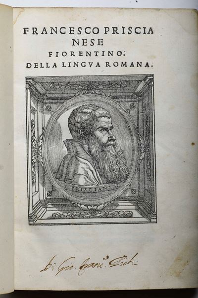 Priscianese Francisco (1494-1575) della Lingua Romana a Giovani Desiderosi delle Romane Lettere /...