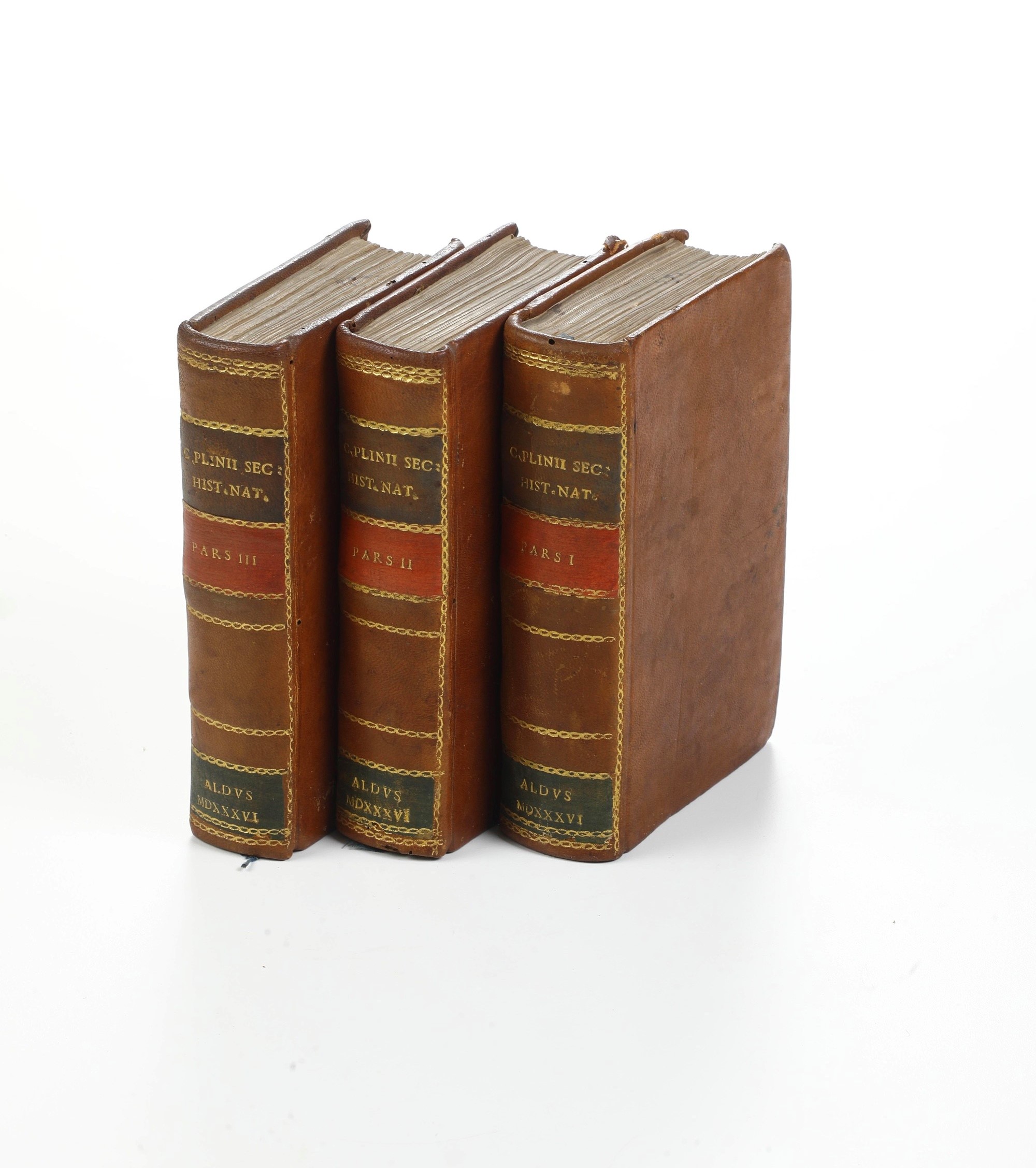 Caio Plinio Secondo Naturalis Historia... Prima Pars - Seconda Pars - Terza Pars, Venezia, Aldo (...