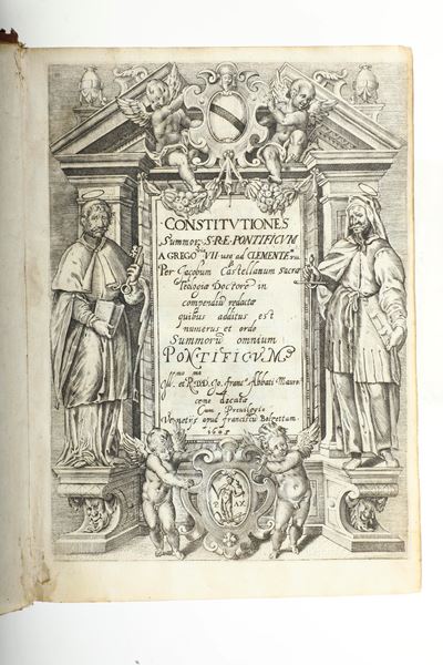 Castellanus Iacobus Compendium Costitutinum Summorum Pontificum..venetiis, Apud Franciscum Bolzet...