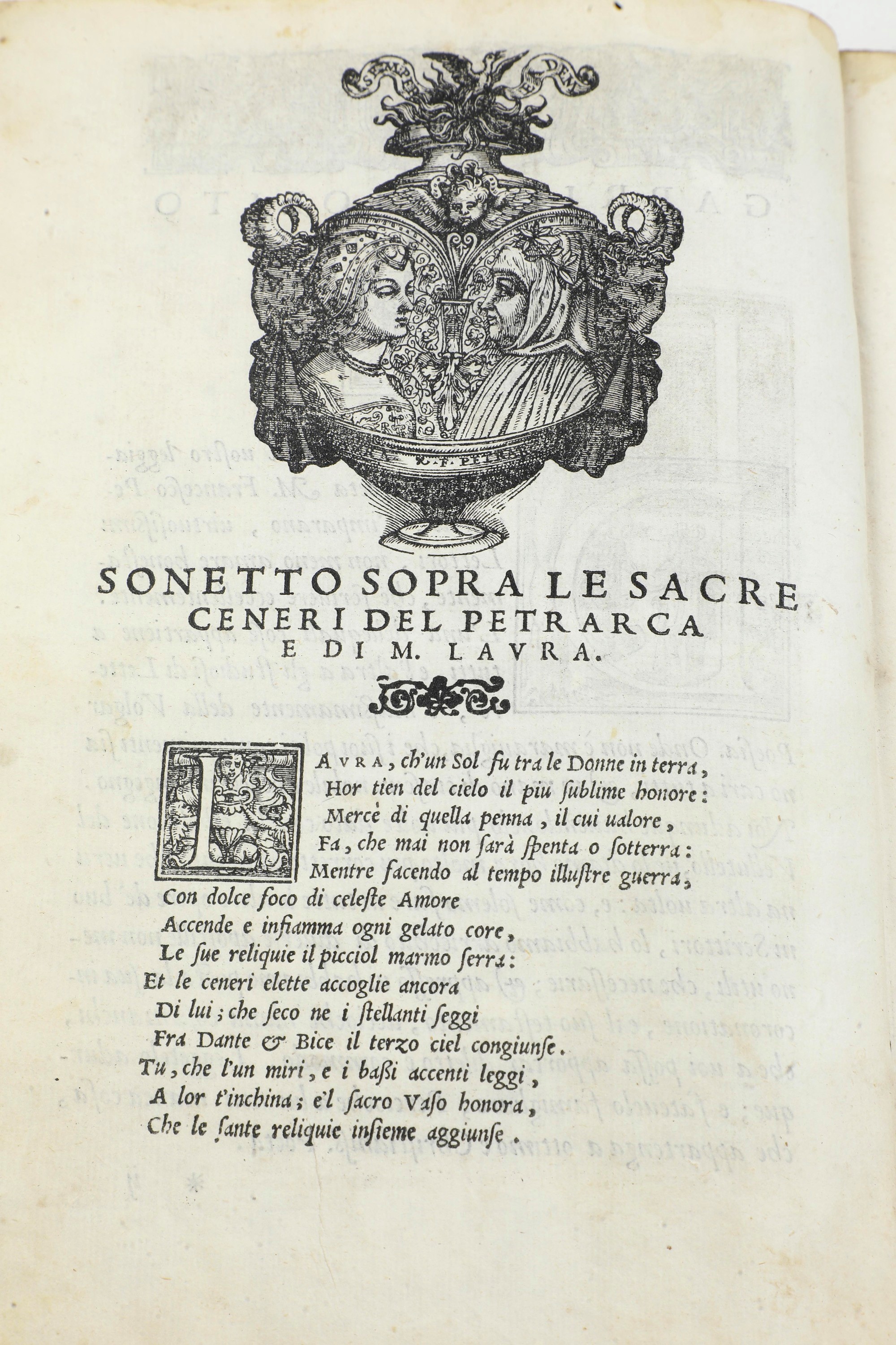 Petrarca Francesco (1304-1374) il Petrarca con L'esposizione di Alessandro Velluttelloin Venegia,...