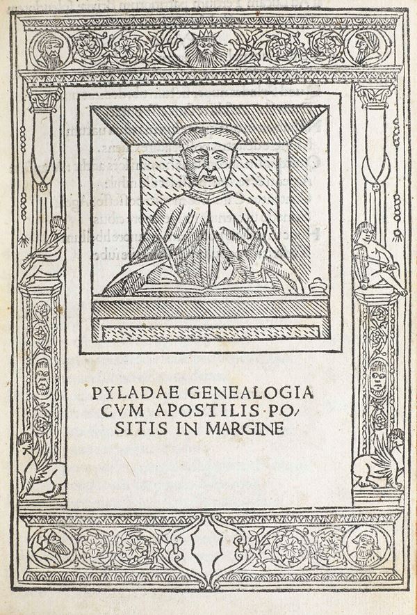 Boccardo Giovanni Francesco (1445 ca.-1505 ca.) Piladae Genealogia cum apostilis positis in margine Taurini, Franciscum de Silva, [1509]