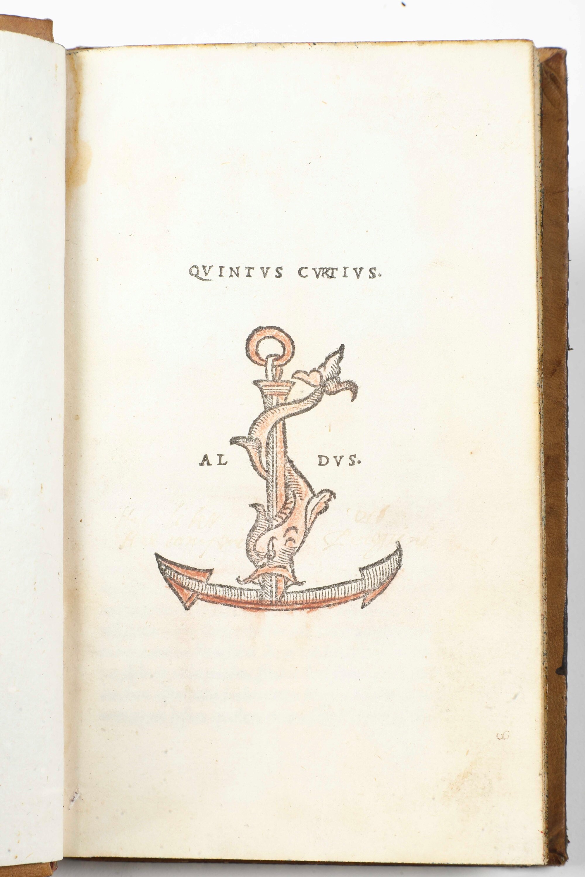 Quinto Curzio Rufo Opera Venezia, in Aedibus Aldi Et Andreae Soceri, 1520