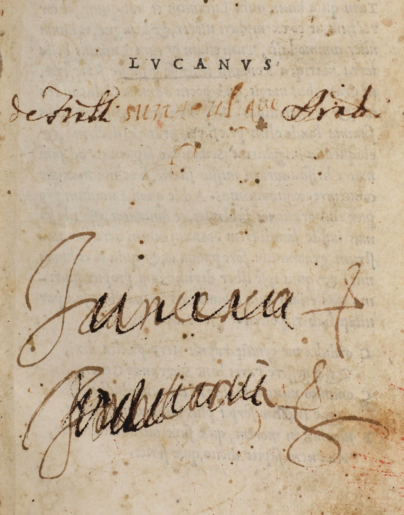 Lucanus Marcus Anneus (39 D.C.-65 D.C.) / Gellius Aulus (125 D.C. Circa - 180 D.C. Circa) Civilis...
