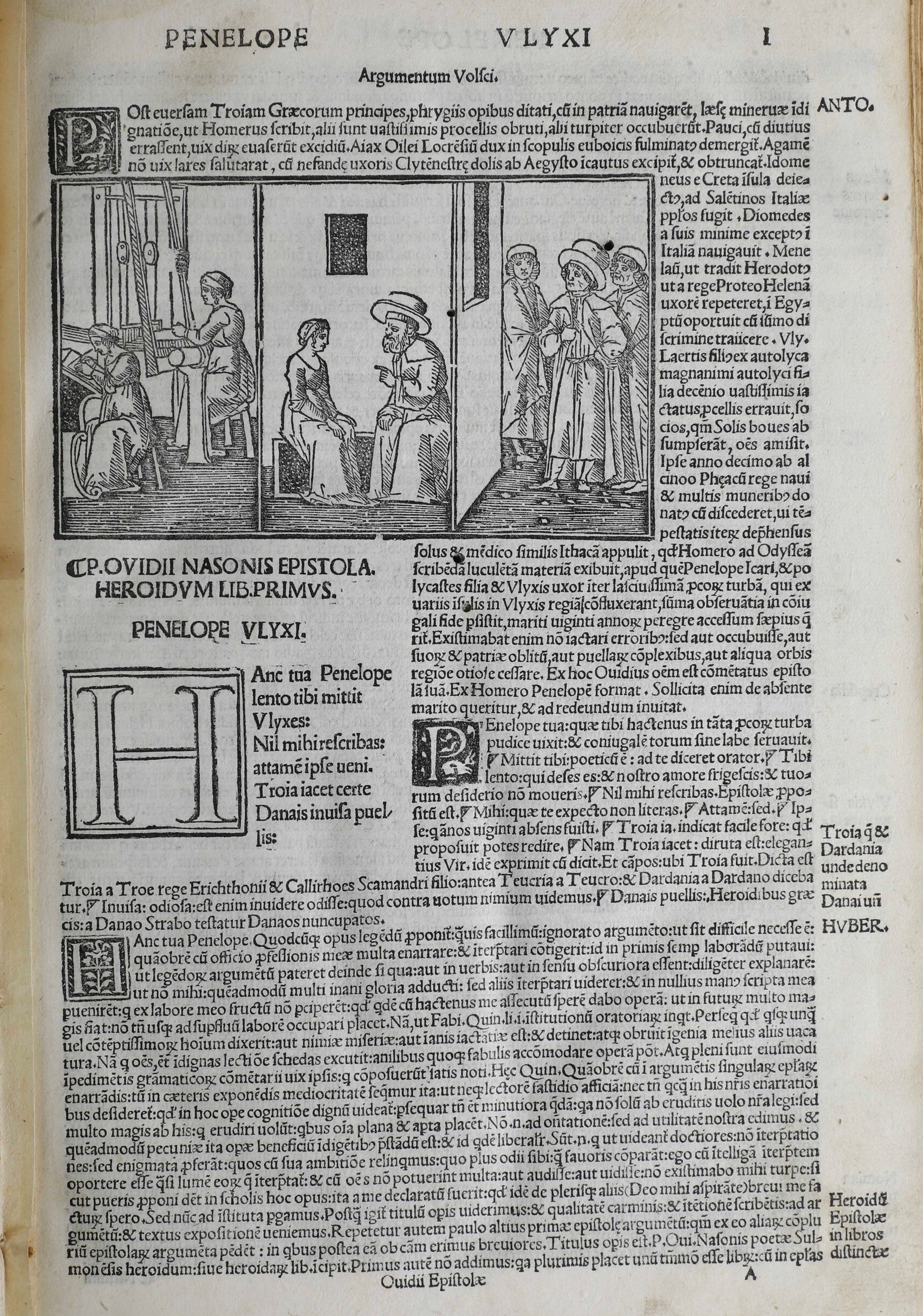 Naso Publius Ovidius (43 a.C. - 17 D.C.) Epistolae Heroides..venetiis, Ioannis Tacuini De Tridino...