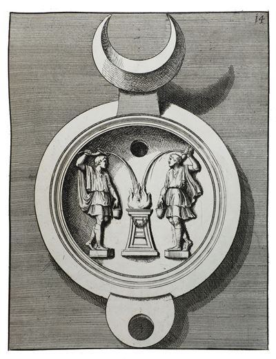 Santi Bartoli Pietro (1635-1700) le Antiche Lucerne Sepolcrali Figuratein Roma, nella Stamperia d...