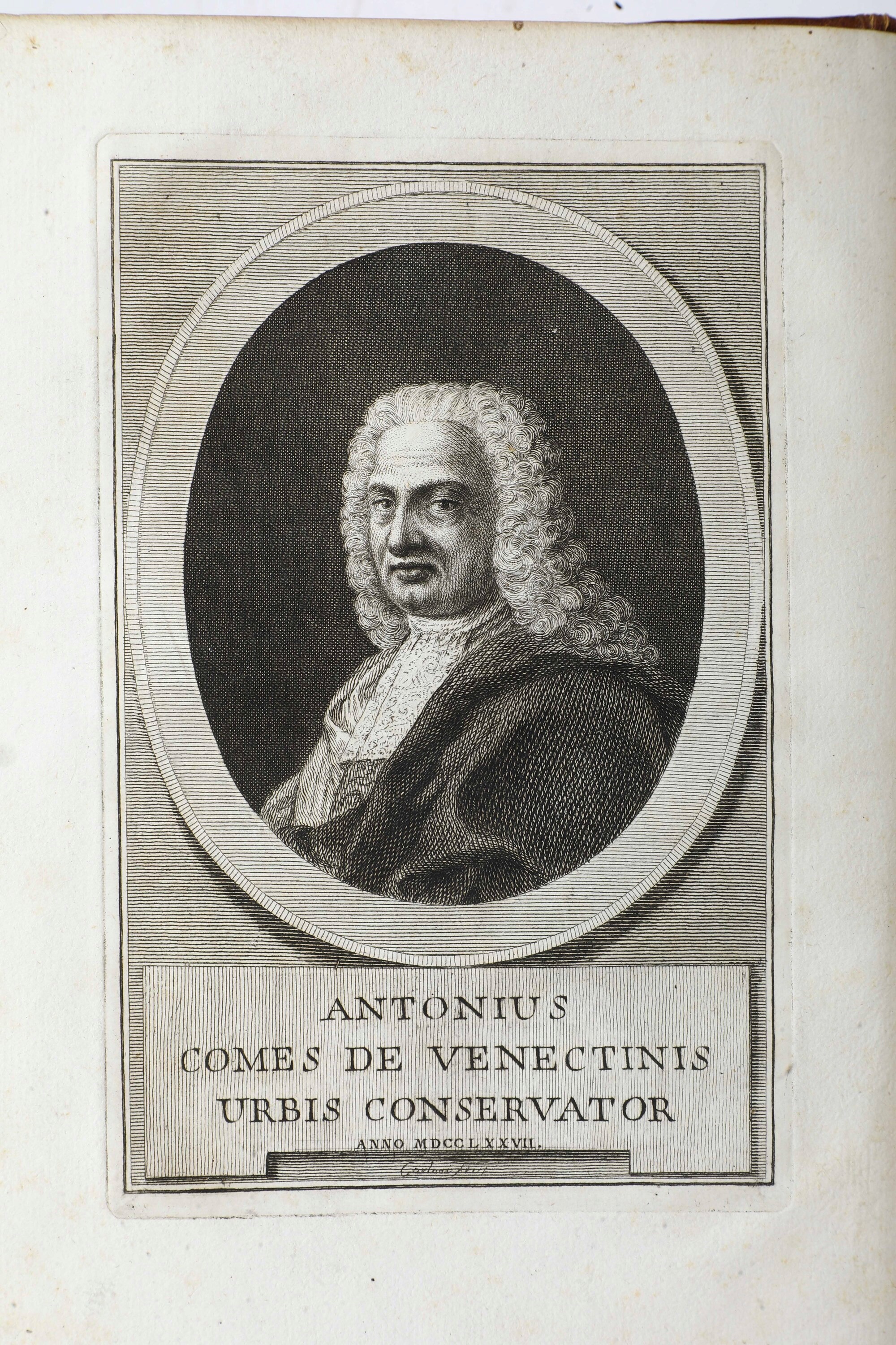 Vendettini Antonio (1704-1781) del Senato Romano Opera Postuma del Conte Antonio Vendettini... De...