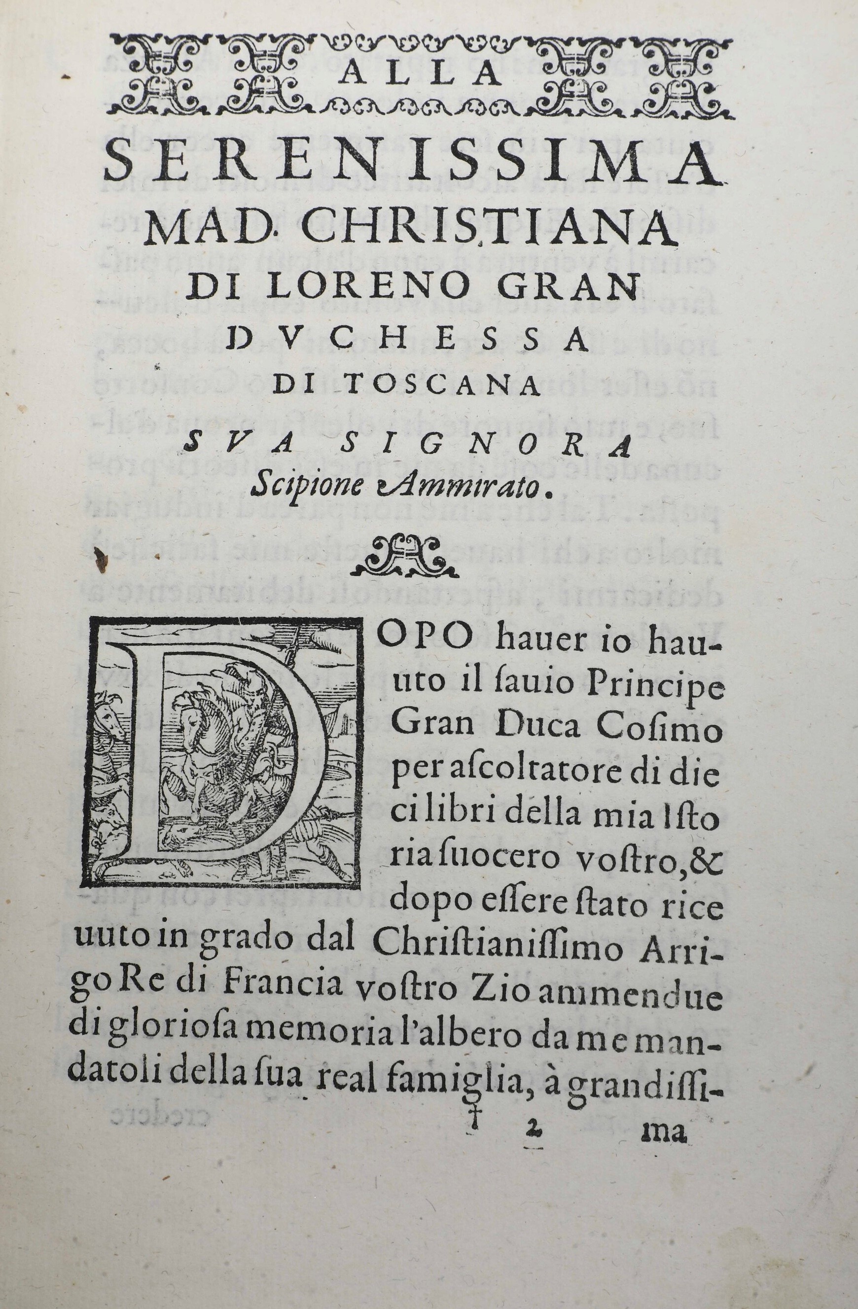 Ammirato Scipione (1531-1600) in Fiorenza, per Filippo Giunti, 1594
