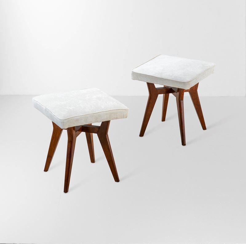 Ico Parisi : Due pouff  - Auction Design - Cambi Casa d'Aste