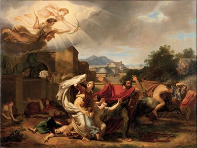 Apollo e Diana Saettano i Niobidi