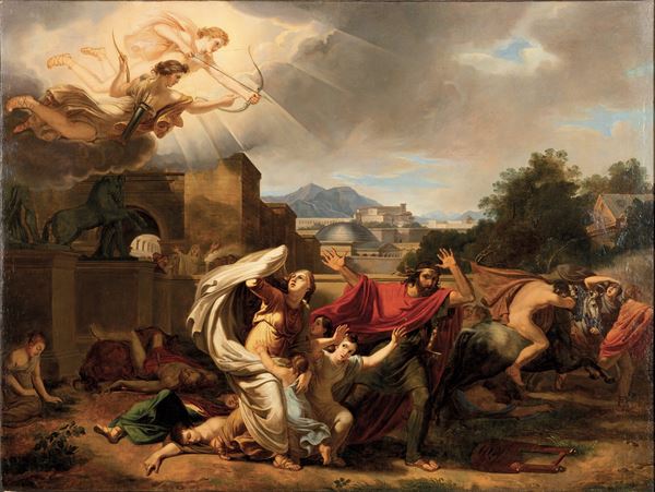 Apollo e Diana saettano i Niobidi