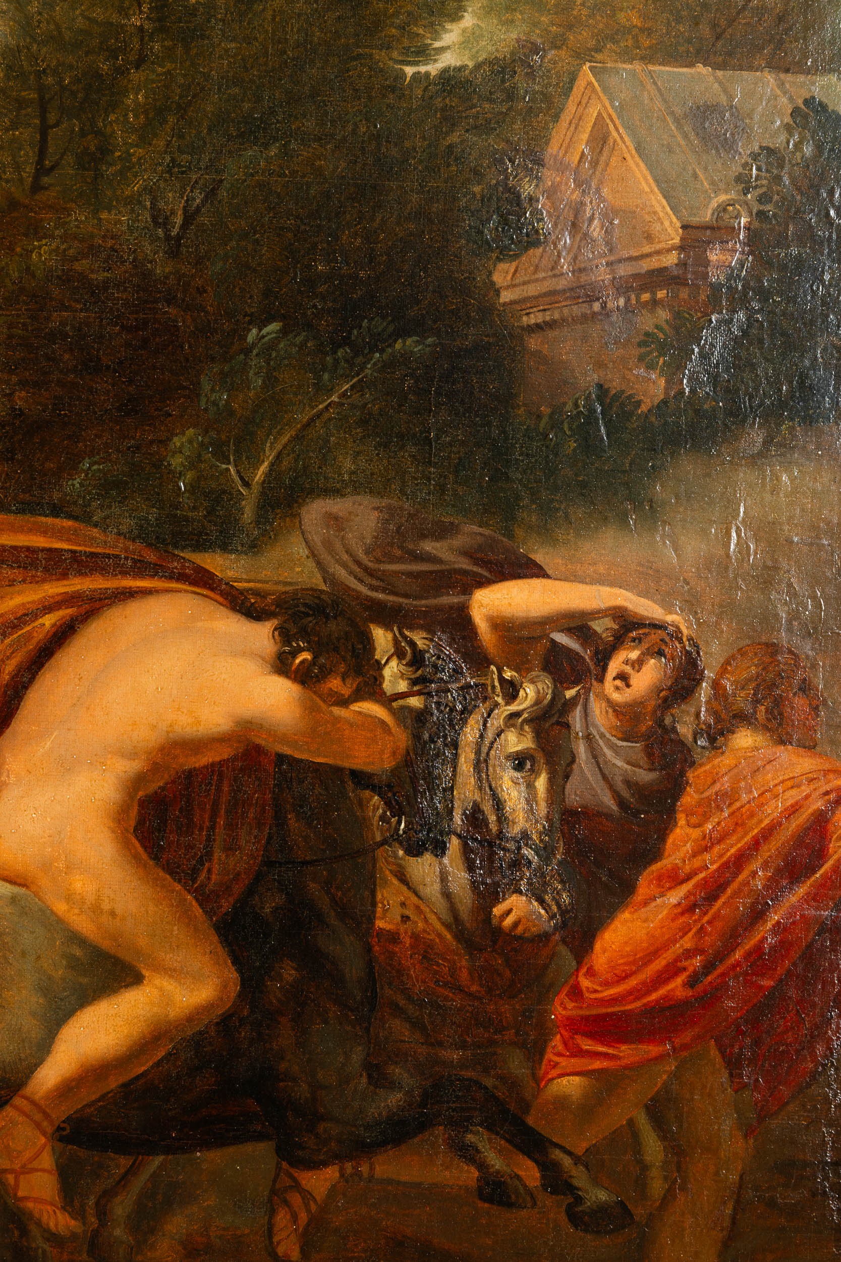 Luigi Basiletti - Apollo e Diana Saettano i Niobidi