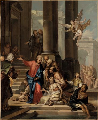 Scuola Veneta del XVIII Secolo Miracolo di Gesù