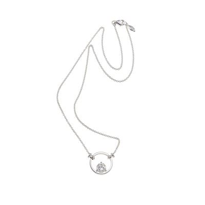 Pendente con Diamante Centrale di Ct 0.97 Circa