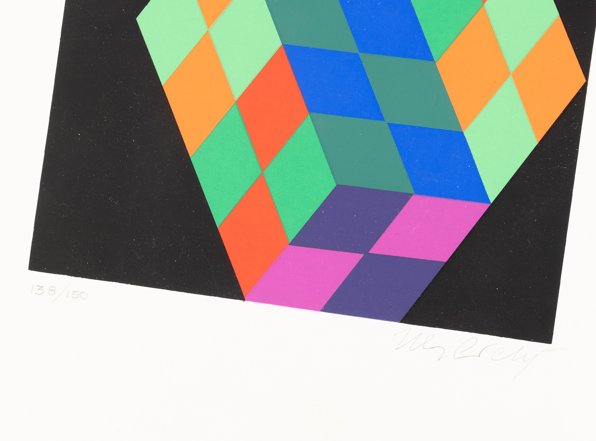 Victor Vasarely - Senza Titolo