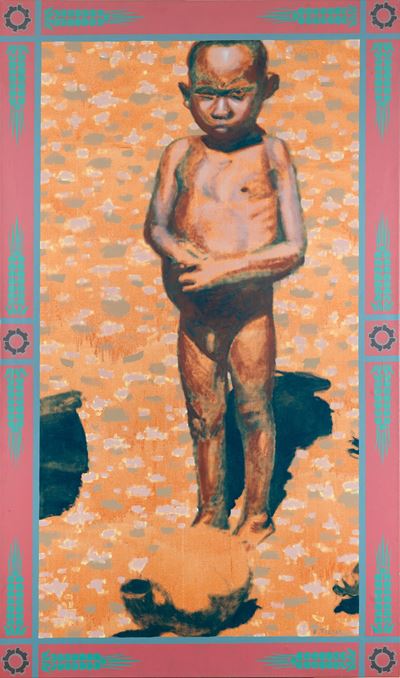 The boy, olio su tela