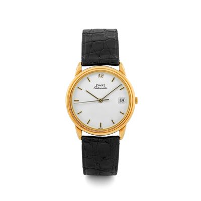 Governeur Automatic in Oro Giallo 18k Extrapiatto, Scatola e Garanzia, Circa 1990