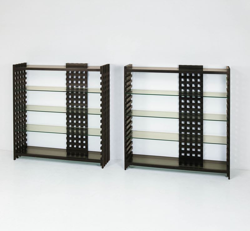 Gil e Xavier David : Due grandi librerie  - Auction Design - Cambi Casa d'Aste