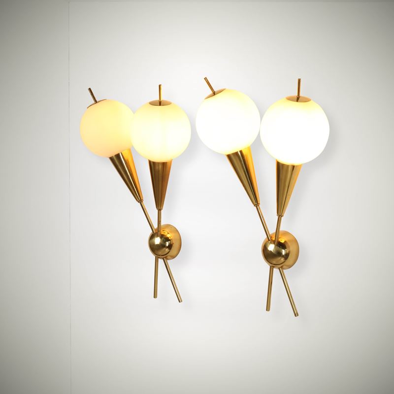 Stilnovo : Due lampade a parete  - Auction Design - Cambi Casa d'Aste