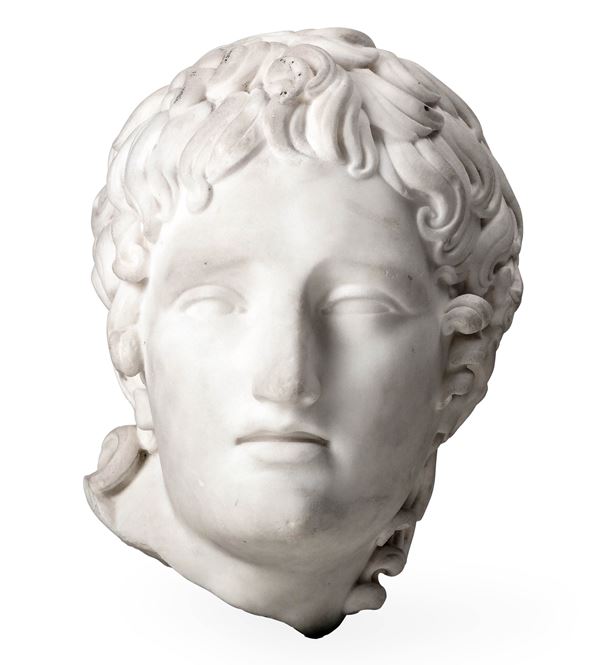 Arte neoclassica italiana, XVIII-XIX secolo Testa virile 'dall'antico'