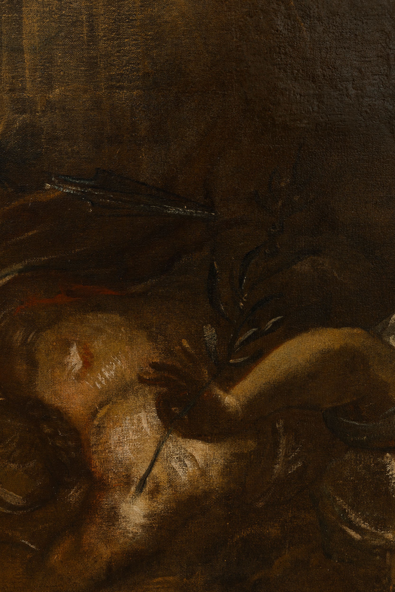 Jacopo Robusti Detto Tintoretto (1519 Venezia-1594 Venezia) e Aiuti la Virtù che Fustiga il Vizio