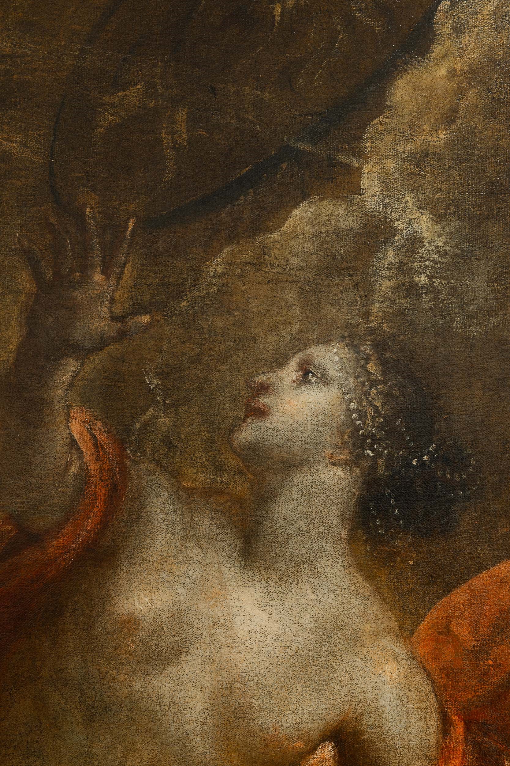 Jacopo Robusti Detto Tintoretto (1519 Venezia-1594 Venezia) e Aiuti la Virtù che Fustiga il Vizio