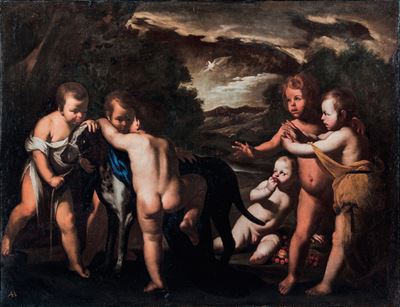Massimo Stanzione (orta di Atella 1585 – Napoli 1656) e Giovan Battista Recco (napoli 1615 Ca. - ...