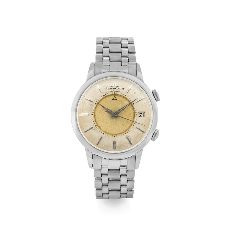 Jaeger-LeCoultre : Memovox in acciaio, movimento automatico bumper con svegliarino, circa 1950  - Asta Orologi da Polso - Cambi Casa d'Aste