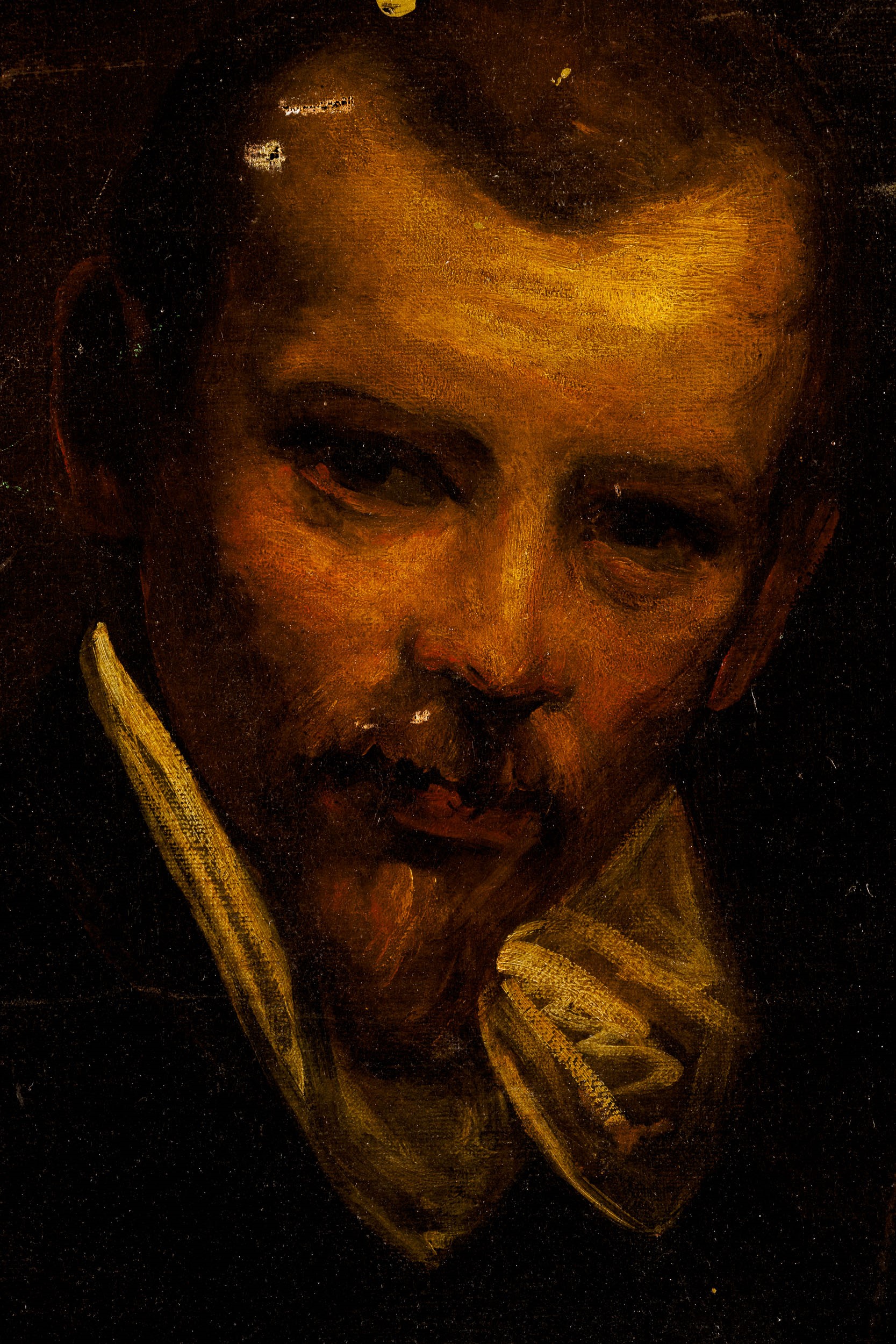 Annibale Carracci - Autoritratto, olio su tela