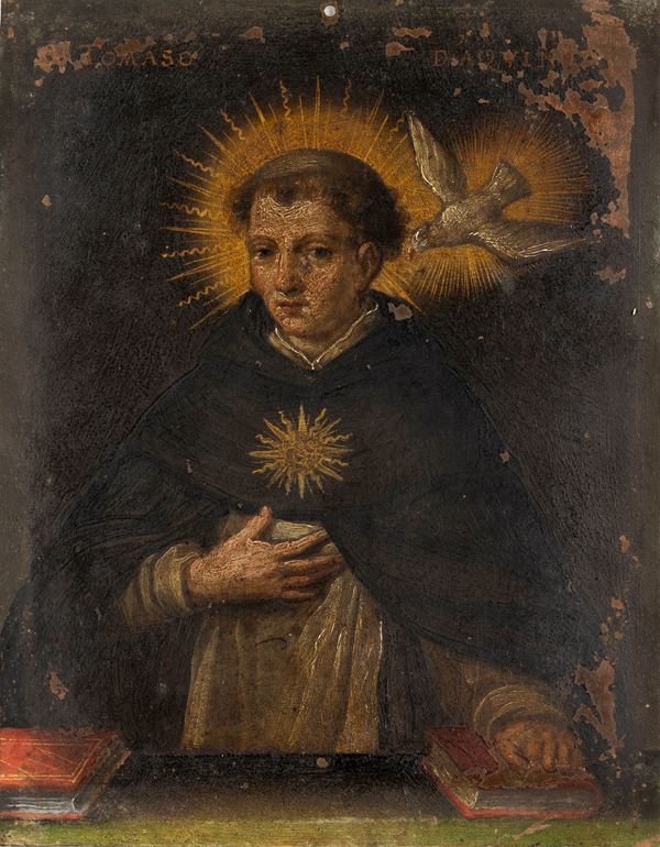 Scuola del XVIII secolo San Tommaso d'Aquino