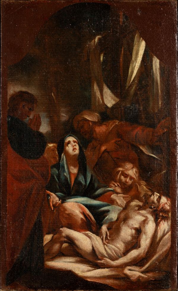 Scuola del XVIII secolo Compianto sul Cristo morto