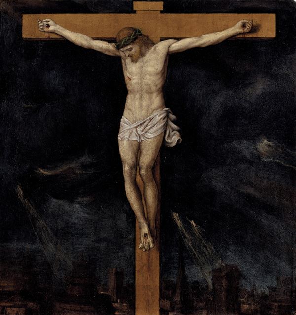 Scuola dell'Italia settentrionale del XVI secolo Crocifissione