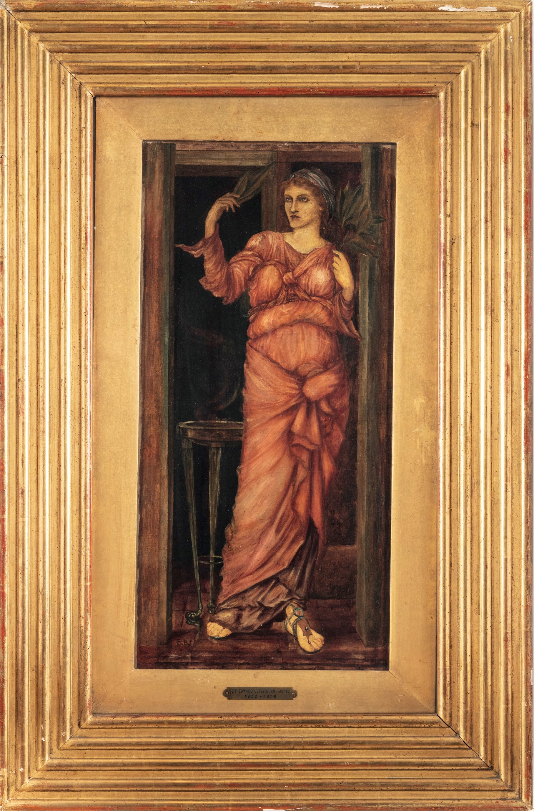 Edward Burne-jones - Sibilla Delfica, olio su tela
