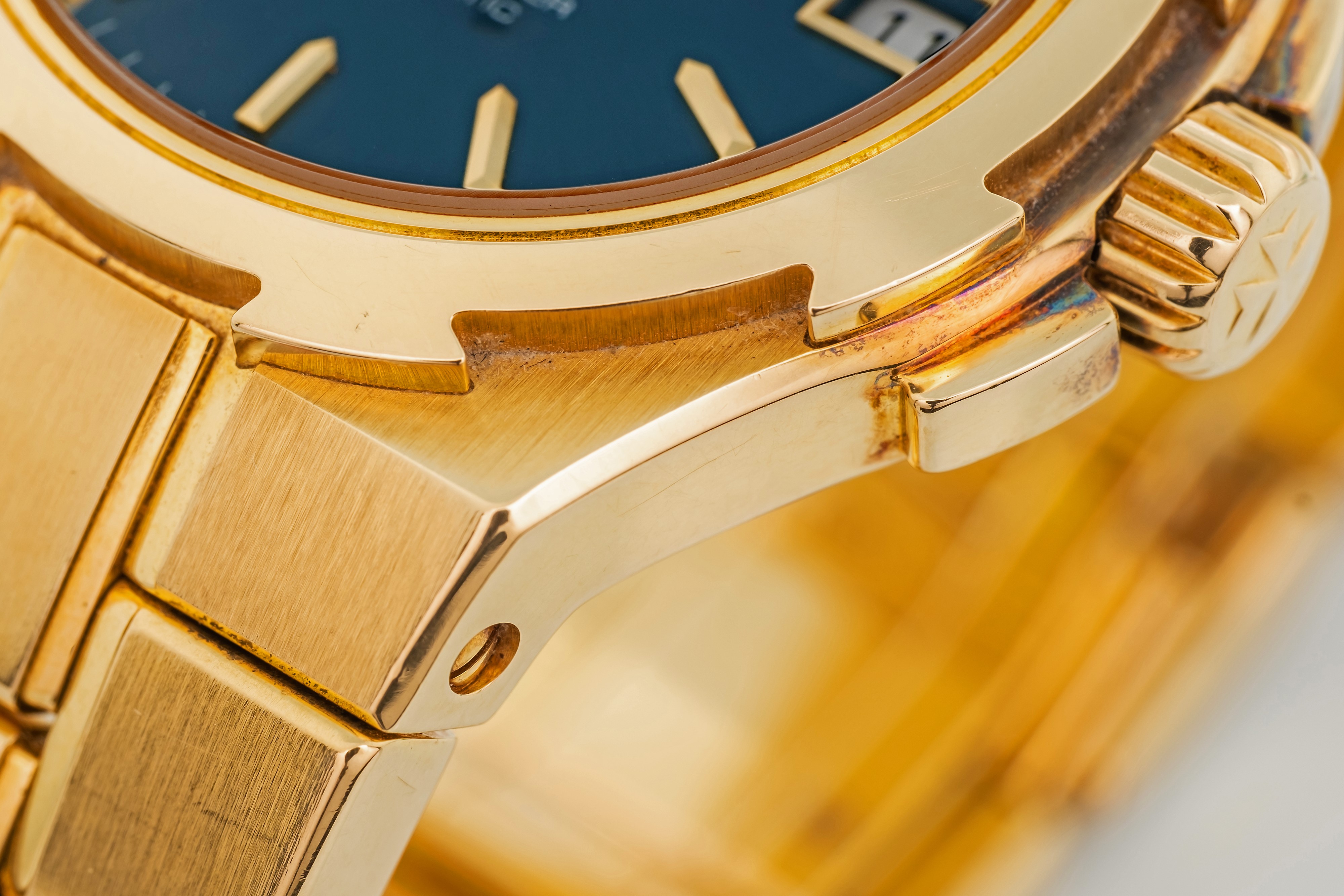 Vacheron & Constantin - Overseas Ref 42050 in Oro Giallo con Scatola e Garanzia, Quadrante Blu So...