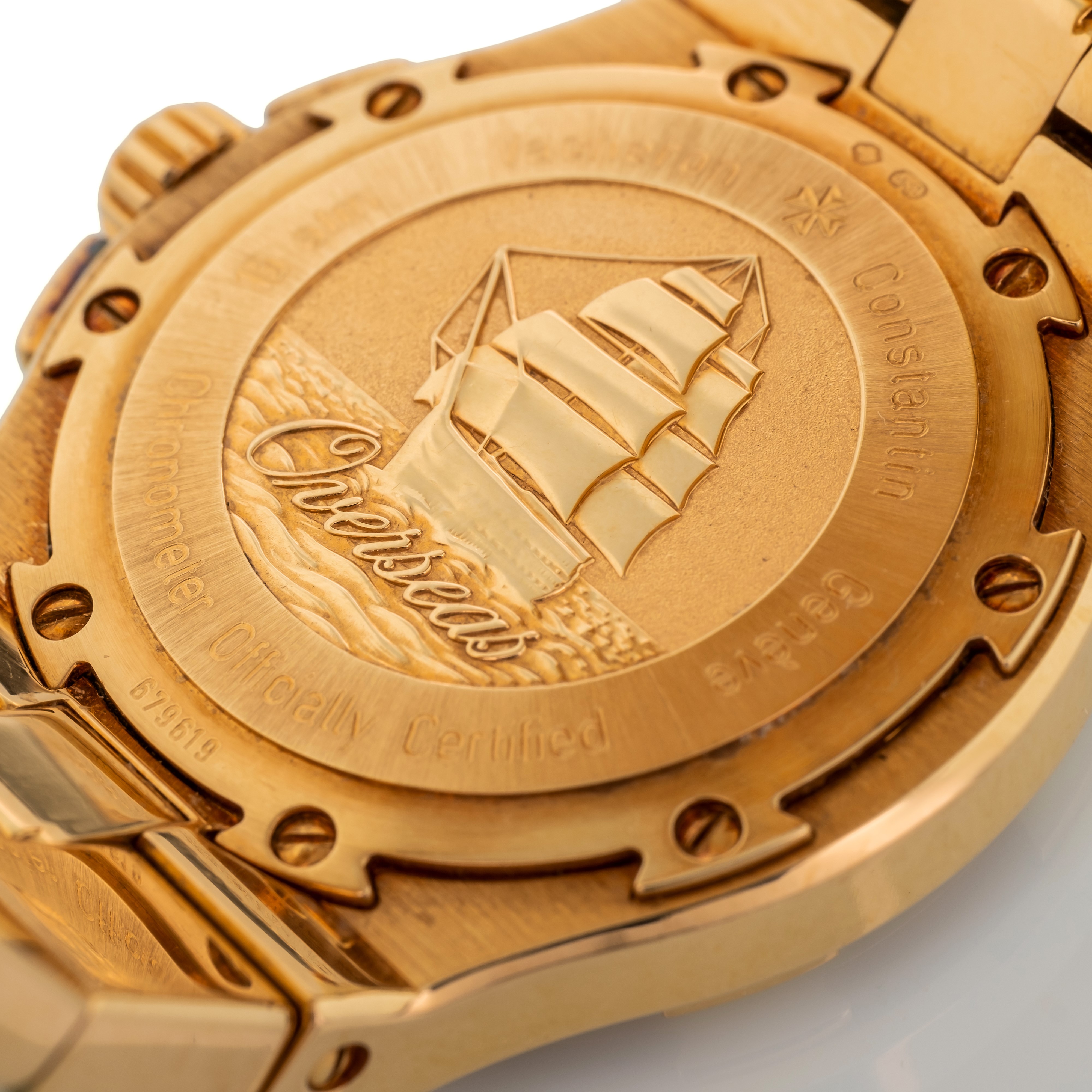 Vacheron & Constantin - Overseas Ref 42050 in Oro Giallo con Scatola e Garanzia, Quadrante Blu So...