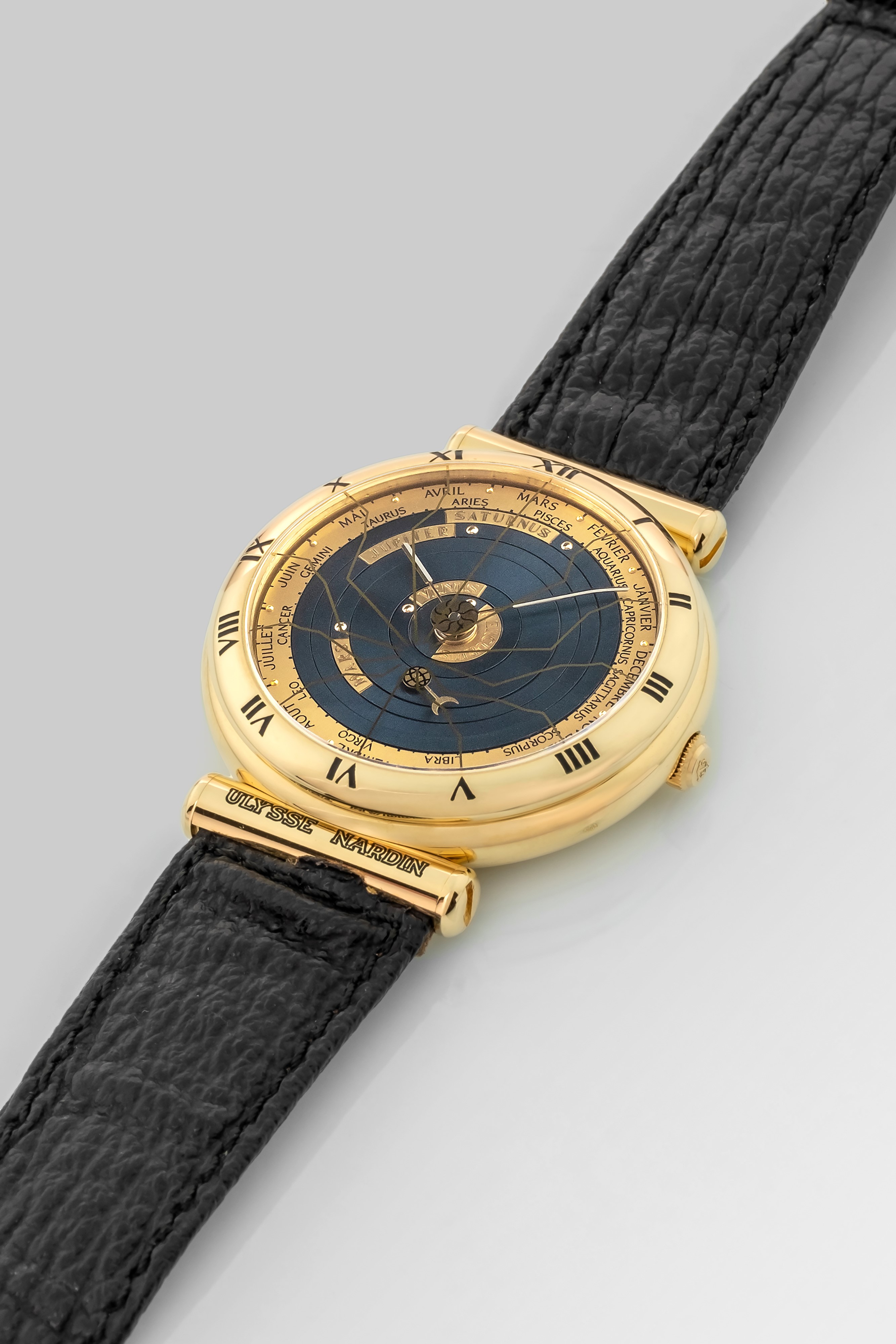 Ulysse Nardin - Planetarium Copernicus Ref 821-22 in Oro Giallo con Quadrante Astronomico, Circa ...