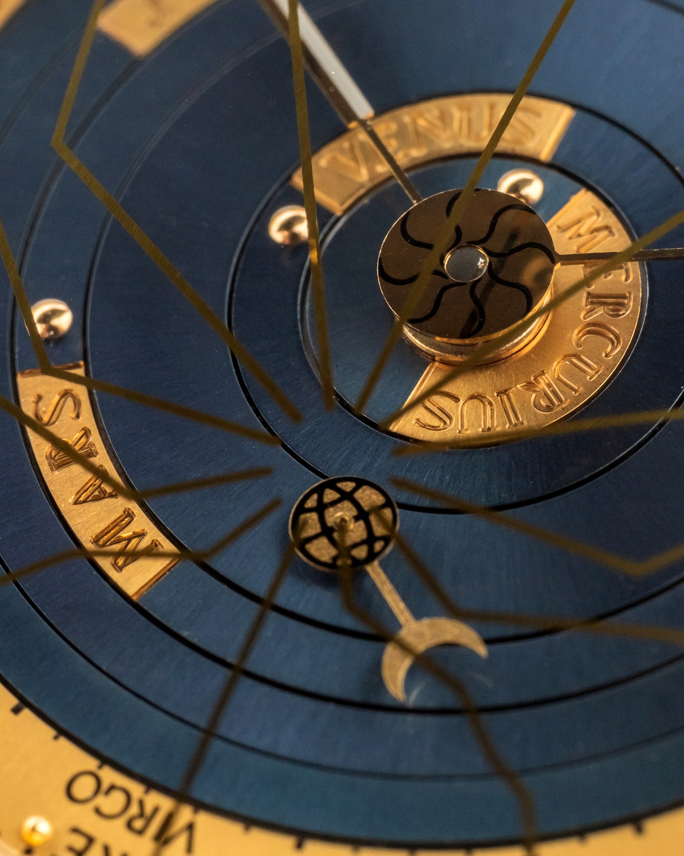 Ulysse Nardin - Planetarium Copernicus Ref 821-22 in Oro Giallo con Quadrante Astronomico, Circa ...