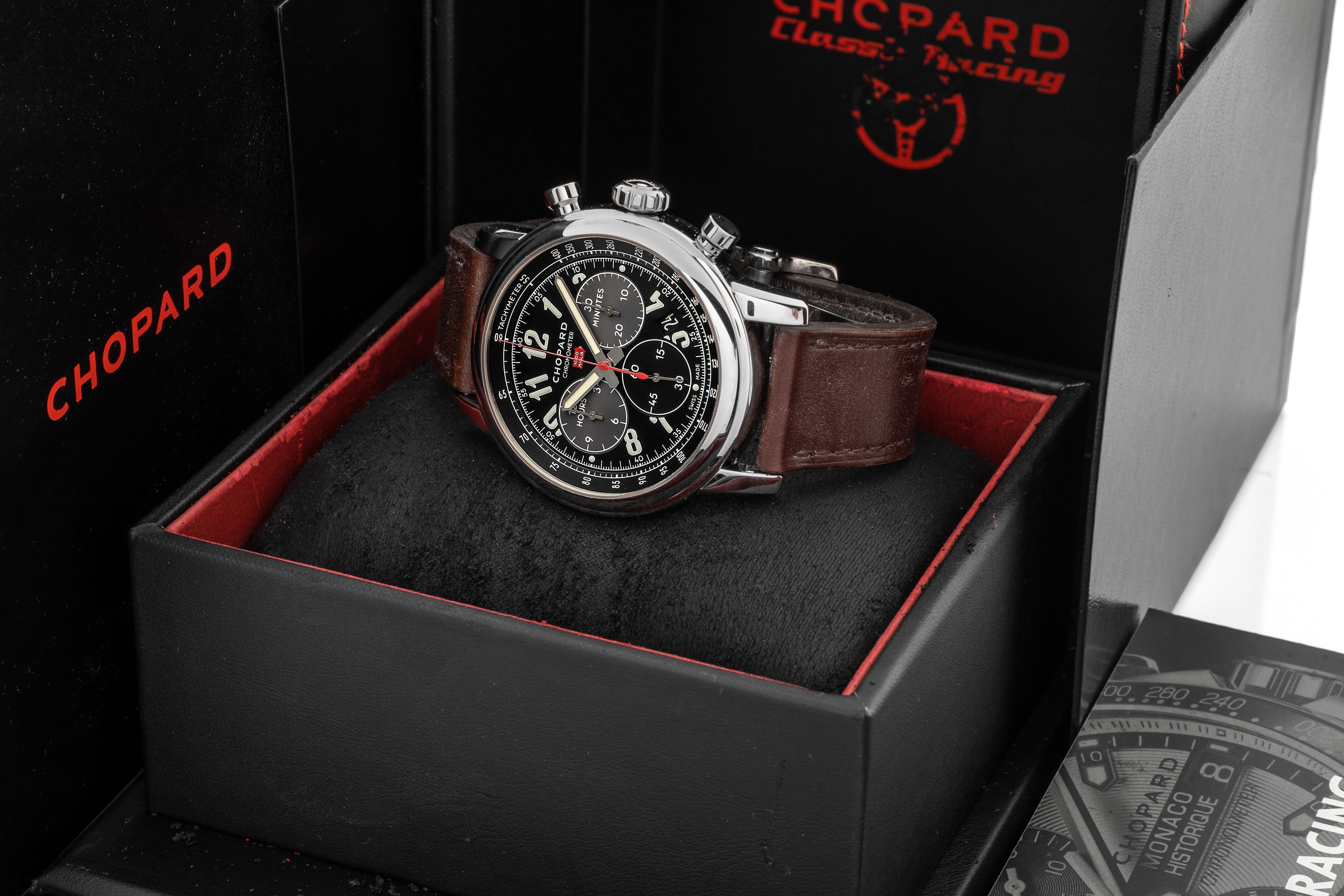 Chopard - Mille Miglia Chronograph in Acciaio, Quadrante Nero con Scatola e Garanzia, Circa 2017