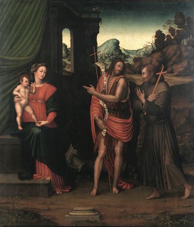 Sacra Conversazione con i Santi Francesco e Giovanni Battista