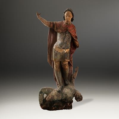 Arte Rinascimentale Veneta del XVI Secolo San Michele Arcangelo