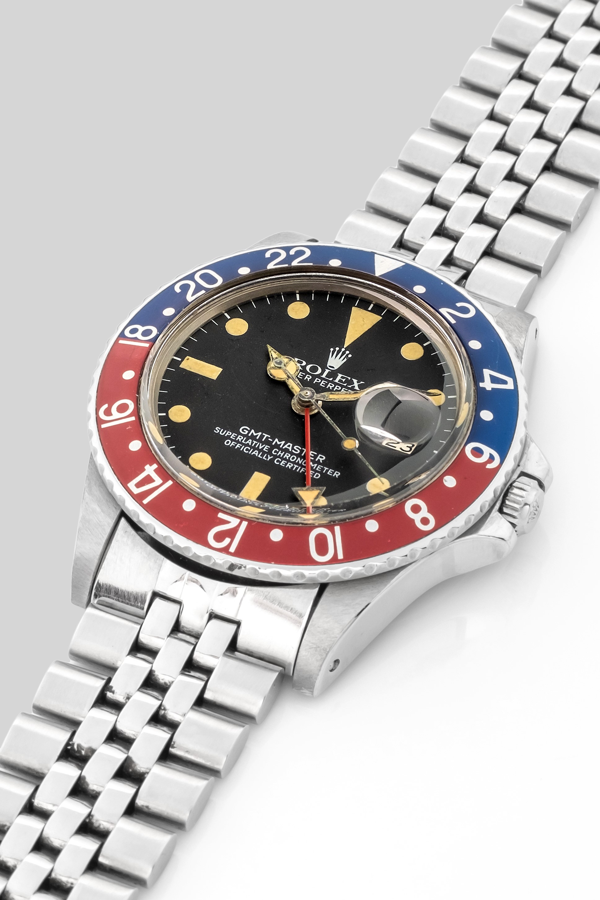 Rolex - Gmt Master "pepsi" Ref 16750 in Acciaio Scatto Rapido della Data, Circa 1981