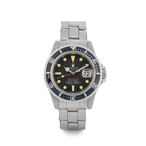 Rolex - Rare Submariner ref 1680 ‘Red Writing’ MK II in steel, circa 1969