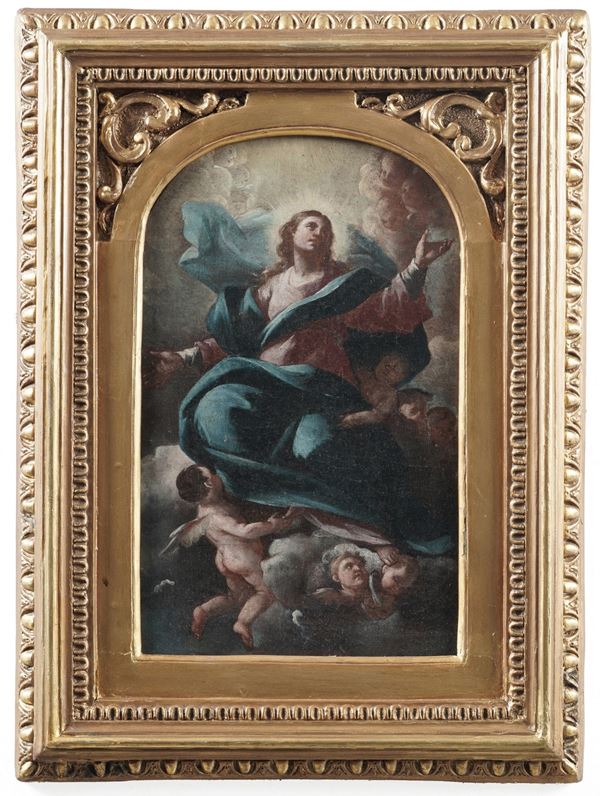 Scuola del XVIII secolo Vergine in gloria