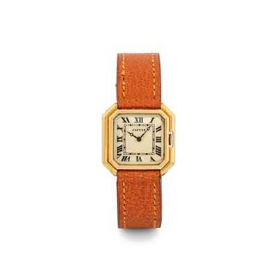 Ceinture in Oro Giallo Movimento European Watch & Clock, Carica Manuale, Circa 1930