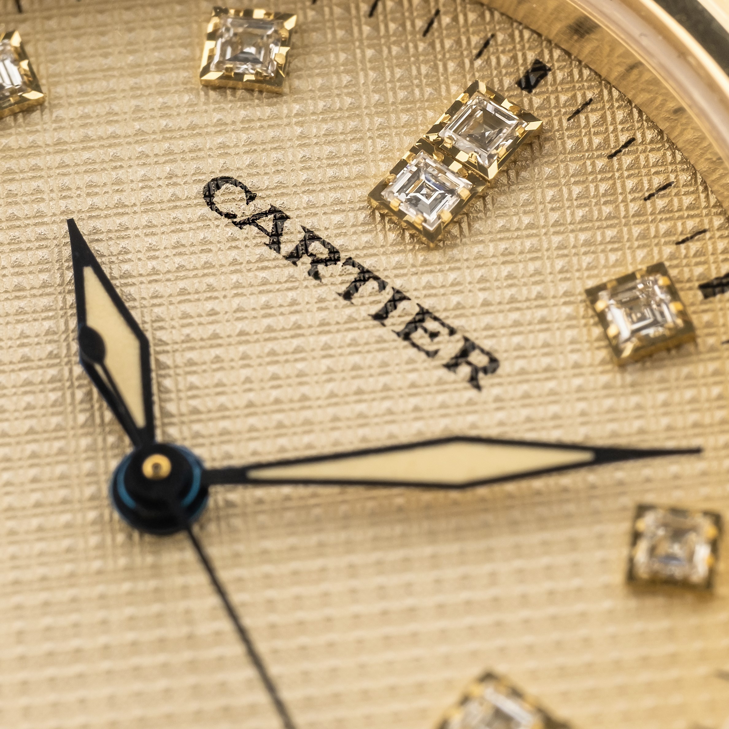 Cartier - Pasha Ref 1027 in Oro Giallo, Quadrante con Diamanti, Carica Automatica, Circa 1980
