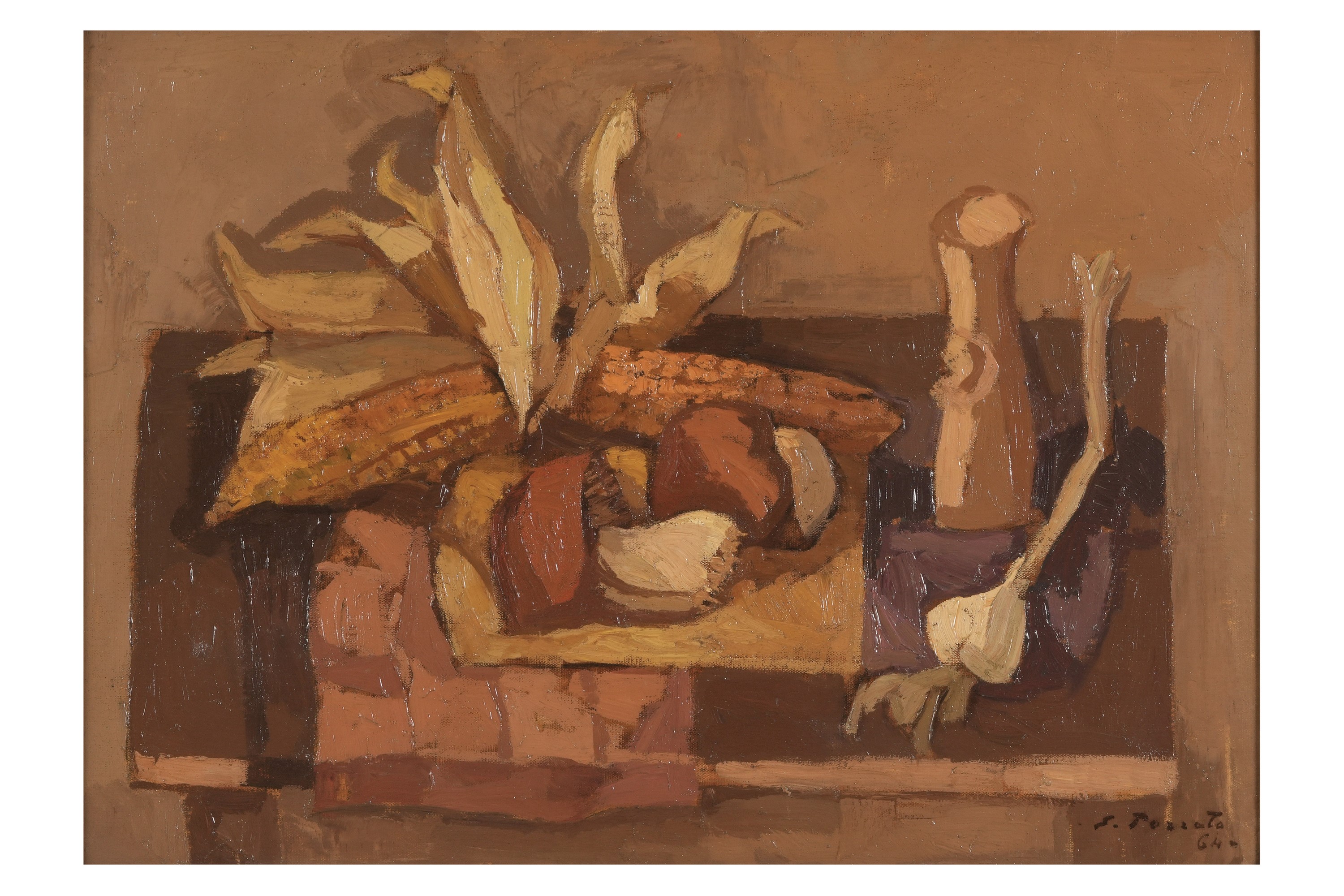 Epifanio Pozzato - Funghi e Formentone, 1964
