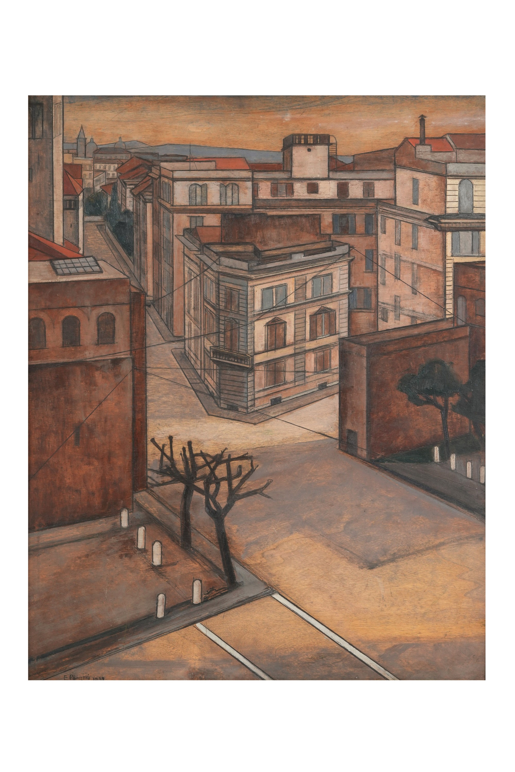 E. Panzeri Paesaggio Cittadino 1939
